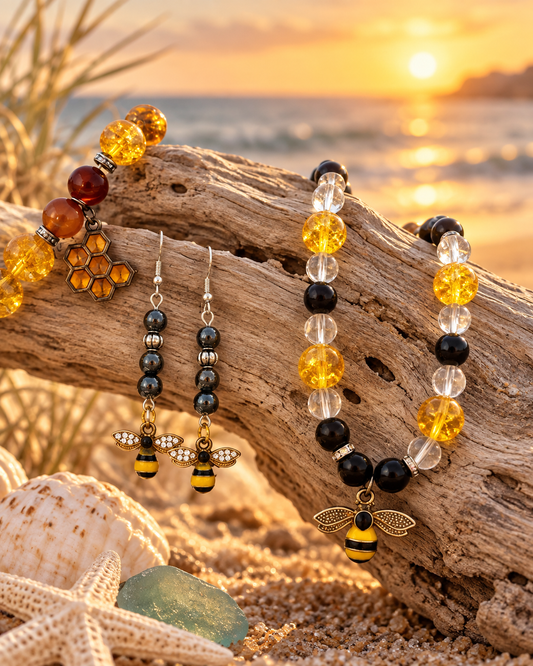 Sun & Salt — Bee Jewelry Set 🐝🌊☀️